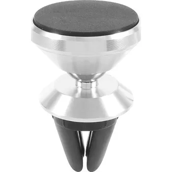 Příslušenství pro GPS Držák magnetický 360° otočný na ventilační mřížku auta pro Apple iPhone - stříbrný