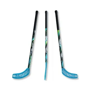 Florbalová hůl Eurostick Start Your Engines Doodle Florbalová hůl modrá, Oboustranná, 80cm (=90cm)