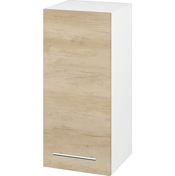 Koupelnový nábytek Dřevojas Horní skříňka SYD 35 - N01 Bílá lesk / Úchytka T02 / D15 Nebraska / Pravé