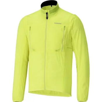 Cyklistická bunda SHIMANO Hybrid Windbreak bunda, žlutá, L