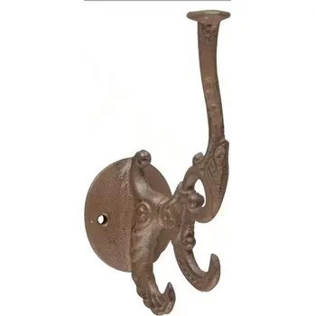 Věšák Esschert Design Litinový nástěnný háček - typ 4