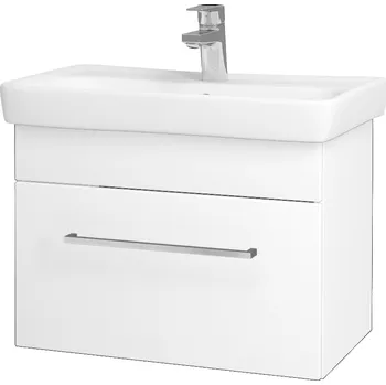 Koupelnový nábytek Dřevojas Koupelnová skříňka SOLO SZZ 60 - N01 Bílá lesk / Úchytka T04 / M01 Bílá mat