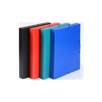 Archivační box Box neprůhledný s gumou A4 červený