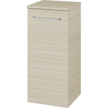 Koupelnový nábytek Dřevojas Nízká skříňka DOS SND 35 - D04 Dub / Úchytka T04 / D04 Dub / Pravé