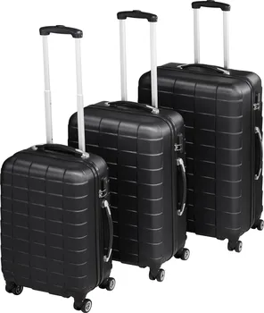 Cestovní kufr tectake 402669 sada černá