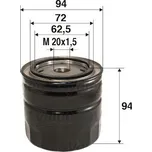 Olejový filtr VALEO 586026