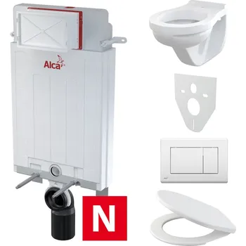 Alcadrain Závěsné WC - Sada 5 v 1 Alcamodul AM100