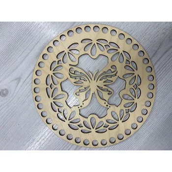 Dno / víko na pletení košíků ⌀20 cm motýl