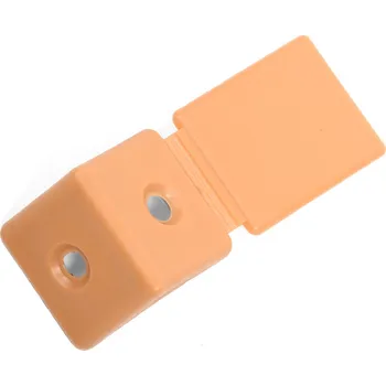 Nábytkové kování Roh spojovací plastový malý - dub