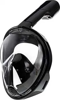 Potápěčská maska Celoobličejová maska na šnorchlování černá L/XL