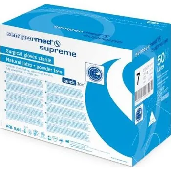 Vyšetřovací rukavice Sempermed® Supreme rukavice sterilní bez pudru, 50 párů varianta: vel. 6 - bal. 50 párů