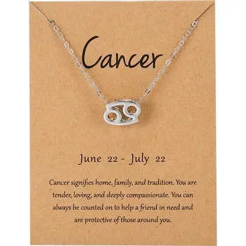 Souprava šperků Přívěsek znamení zvěrokruhu - Rak