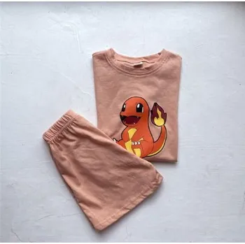 Dětská souprava triko + kraťasy Pokémon Varianta: oranžová - charmander, Velikost: 110 (4 roky)