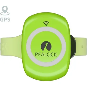 Zámek na kolo zámek PEALOCK 2, elektronický s GPS, zelený