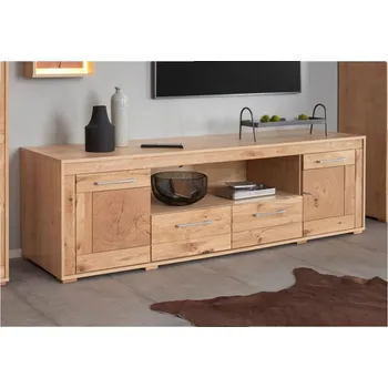Televizní stolek DUBLIN - televizní stolek divoký DUB masiv DUBLIN6