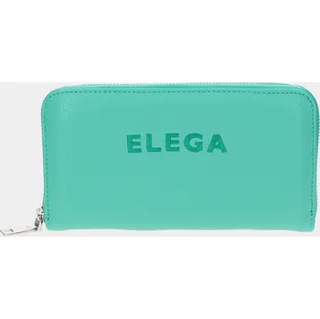 Velká zipová peněženka Fancy tyrkysová/stříbro