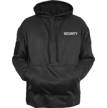 Pánská mikina Mikina SECURITY s kapucí ČERNÁ M - Skladem