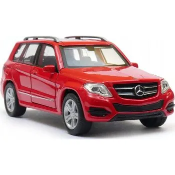 autíčko Welly Mercedes Benz GLK červený 1:36