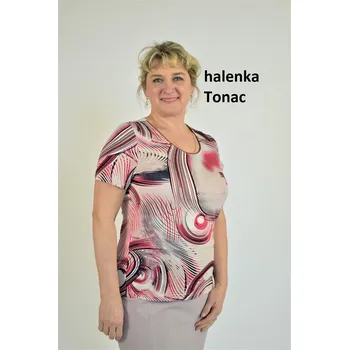 Dámská halenka Halenka kr. rukáv Tonac, Kepa Style Čes. rep. barva: 2.vzor, velikost: 38
