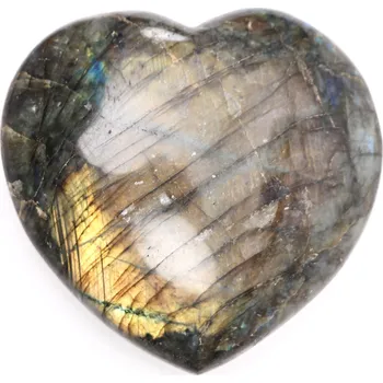 Drahý kámen Magieprirody.cz Srdce Labradorit 98x96 mm 460g přírodní kámen #K567