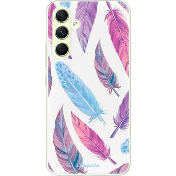 Pouzdro na mobilní telefon Odolné silikonové pouzdro iSaprio - Feather Pattern 10 - Samsung Galaxy A54 5G