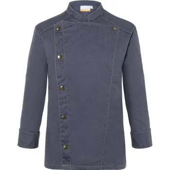 Gastro oděv Karlowsky Šéfkuchařský rondon džínsový styl Velikost: 60, Barva: černá