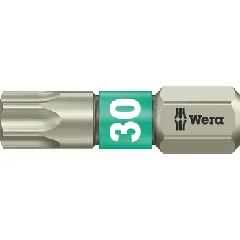 Dílna Utahovací hrot - bit WERA nerez TORX T30 25 mm (nerezový hvězdicový šestihran)