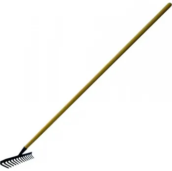 Hrábě Hrábě kovové s dřevěnou násadou, 150 mm