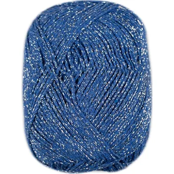 Příze Borgo de Pazzi Amore Drago 15 Modrá (Recyklovaná příze Amore Drago 15 Blu elettrico)