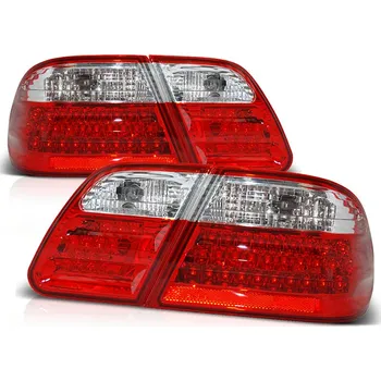 Zadní světlomet Tuning Tec Zadní světla MERCEDES W210 1995-03.2002 červeno-bílé LED