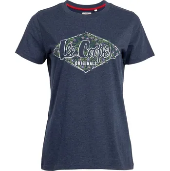 Dámské tričko dámské tričko LEE COOPER - NAVY MARL - S (Lee Cooper Classic)