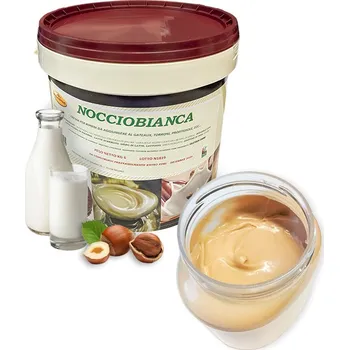 Krém nugátový Nocciobianca mléčný (světlý), Dulcistar 6 kg/kbelík