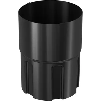 okap BRYZA Spojka svodu pozinkovaná Ø 100 mm, Černá RAL 9005