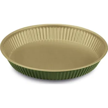Nádoba na pečení Guardini Koláčová forma s vroubkováním 28 cm Barva: zelená a zlatá