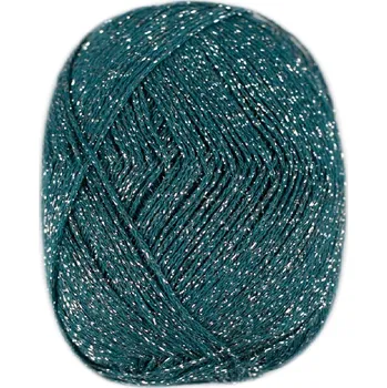 Příze Borgo de Pazzi Amore Drago 16 Petrolejová (Recyklovaná příze Amore Drago 16 Ottanio)