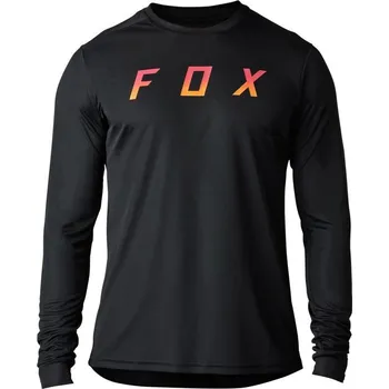 cyklistický dres Cyklistický dres Fox Ranger LS Jersey Dose Black - L