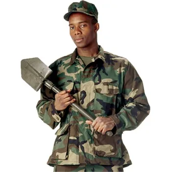 Pánská košile Blůza US typ BDU rip-stop WOODLAND XL - Není skladem