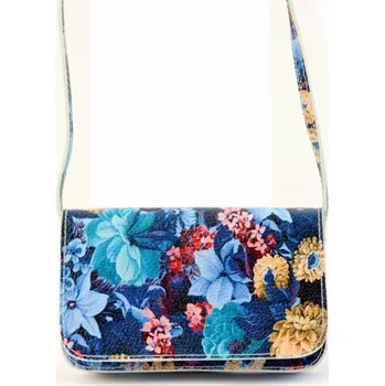 Kožená kabelka Gregorio 107 FL - modrá