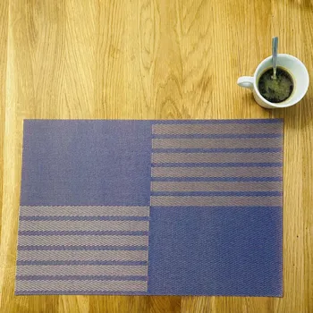 prostírání Prostírání Deluxe pod talíř Kendrick modrá 35x45cm TiaHome