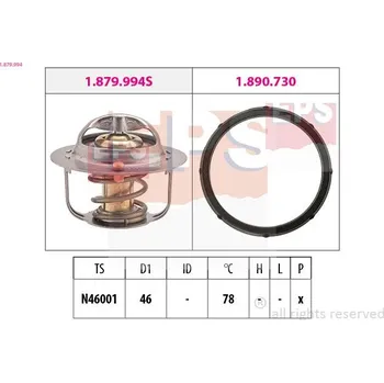 Těsnění motoru Termostat, chladivo EPS 1.879.994