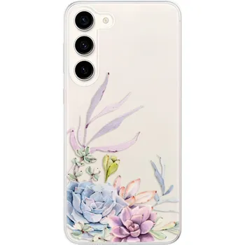 Odolné silikonové pouzdro iSaprio - Succulent 01 - Samsung Galaxy S23+ 5G