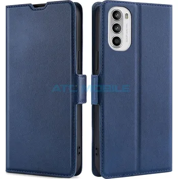 Pouzdro na mobilní telefon Pouzdro Shield4U Motorola Moto G52 4G (XT2221), Moto G82 5G (XT2225) tenké, otevírací modré a zpět 28 Kč s ATC Clubem