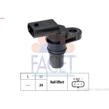 Motor automobilu Generátor impulsů, klikový hřídel FACET 9.0514