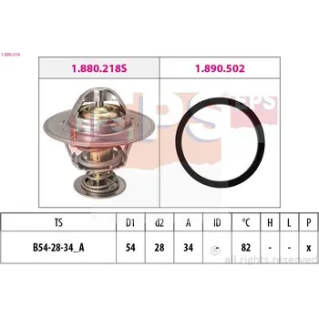 Automobilové těsnění Termostat, chladivo EPS 1.880.218