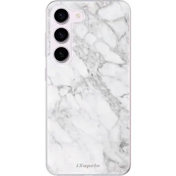 Telefonní příslušenství Odolné silikonové pouzdro iSaprio - SilverMarble 14 - Samsung Galaxy S23 5G