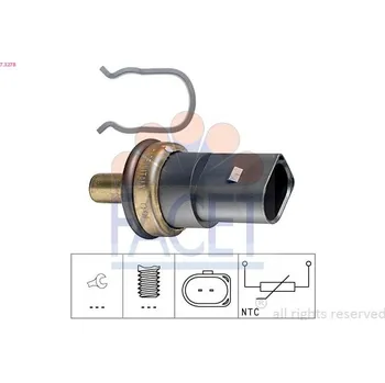 Auto-moto Snímač, teplota chladiva FACET 7.3278
