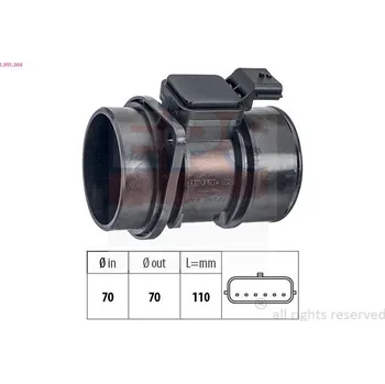 Autoelektrika Snímač množství protékajícího vzduchu EPS 1.991.364