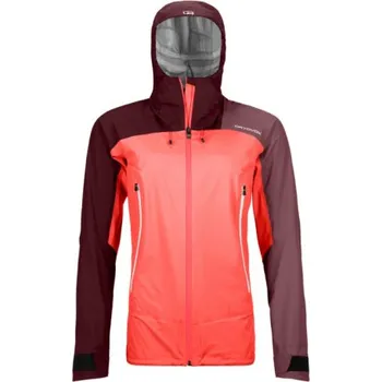 Dámská větrovka Dámská bunda Ortovox WESTALPEN 3L LIGHT JACKET - oranžová XS