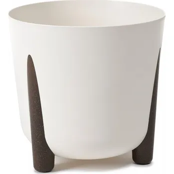 Květináč Plastový květináč Frida 300 mm, krém (136451 007 LA229 FRIDA krém 300)