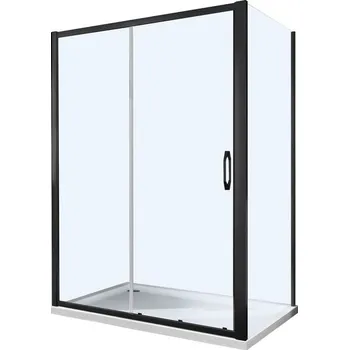 Hüppe Urban Sprchové dveře 2-dílné 120 cm, černá 140409.123.322